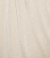 Caroline Rose Plus Size Satin Straight Leg Pull-On Coordinating Pants