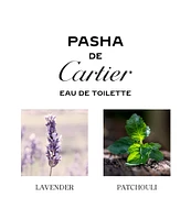 Cartier Men's Pasha de Cartier Refillable Eau de Toilette Spray