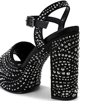 Carvela Sky High Embellished Platform Dress Sandals