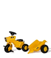 Caterpillar CAT® 3-Wheeled Pedal Tractor with Trailer