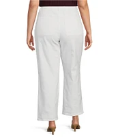 CeCe Plus Size Flare Wide Leg Pant