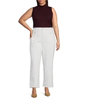 CeCe Plus Size Flare Wide Leg Pant