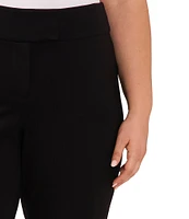 CeCe Plus Size Mini Bootcut Workwear Ponte Pants