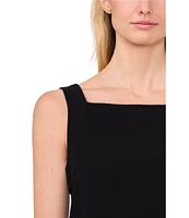 CeCe Square Neck Sleeveless Blouse