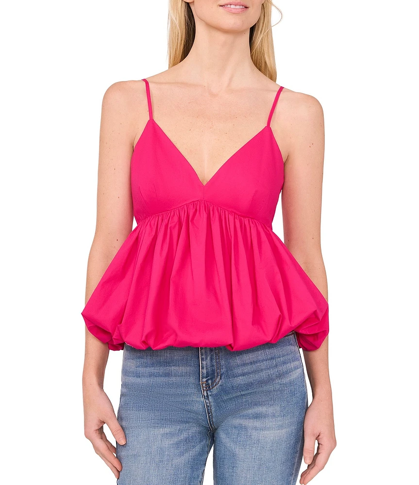 CeCe V-Neck Sleeveless Blouse