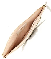 Cecelia New York Stroll Leather Floral Clutch