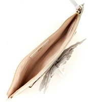 Cecelia New York Stroll Raffia Floral Clutch