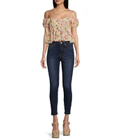 Celebrity Pink High Rise 27#double; Inseam Repreve® Sustainable Skinny Jeans