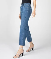 Ceros Jeans Mid Rise Flared Leg Cropped Jeans