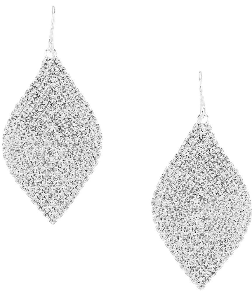 Cezanne Crystal Leaf Earrings