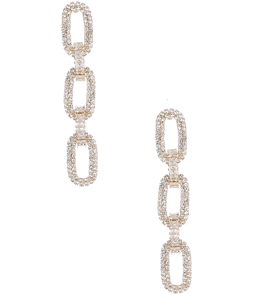 Cezanne Crystal Links Drop Earrings