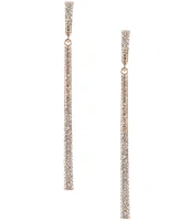Cezanne Crystal Pave Stick Linear Earrings