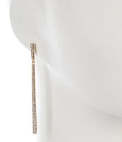 Cezanne Crystal Pave Stick Linear Earrings