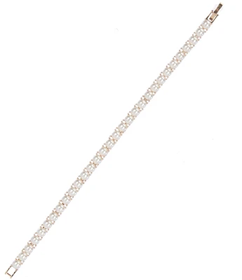 Cezanne Delicate Pearl Cab Line Bracelet