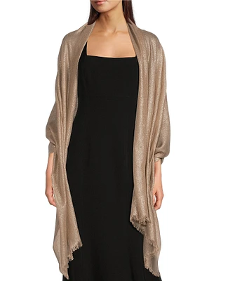 Cezanne Gold Metallic Scarf Wrap