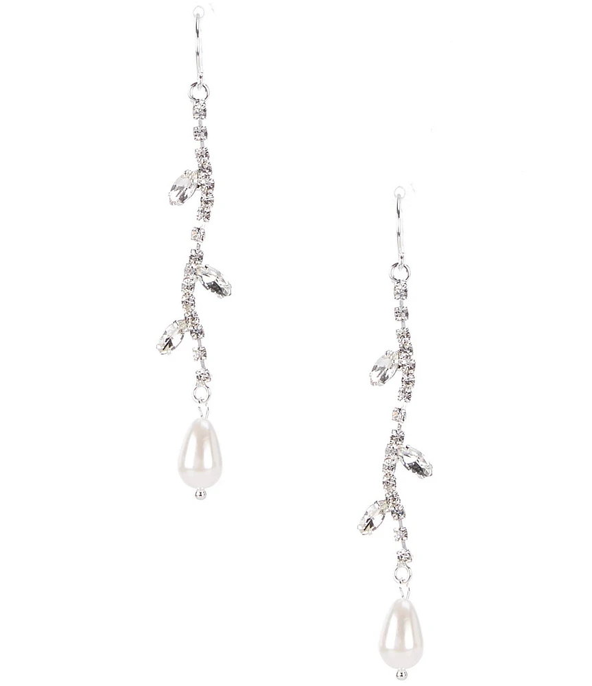 Cezanne Ivy Crystal Linear Earrings