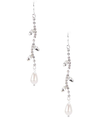 Cezanne Ivy Crystal Linear Earrings