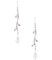 Cezanne Ivy Crystal Linear Earrings