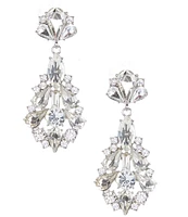 Cezanne Janelle Crystal Chandelier Statement Earrings