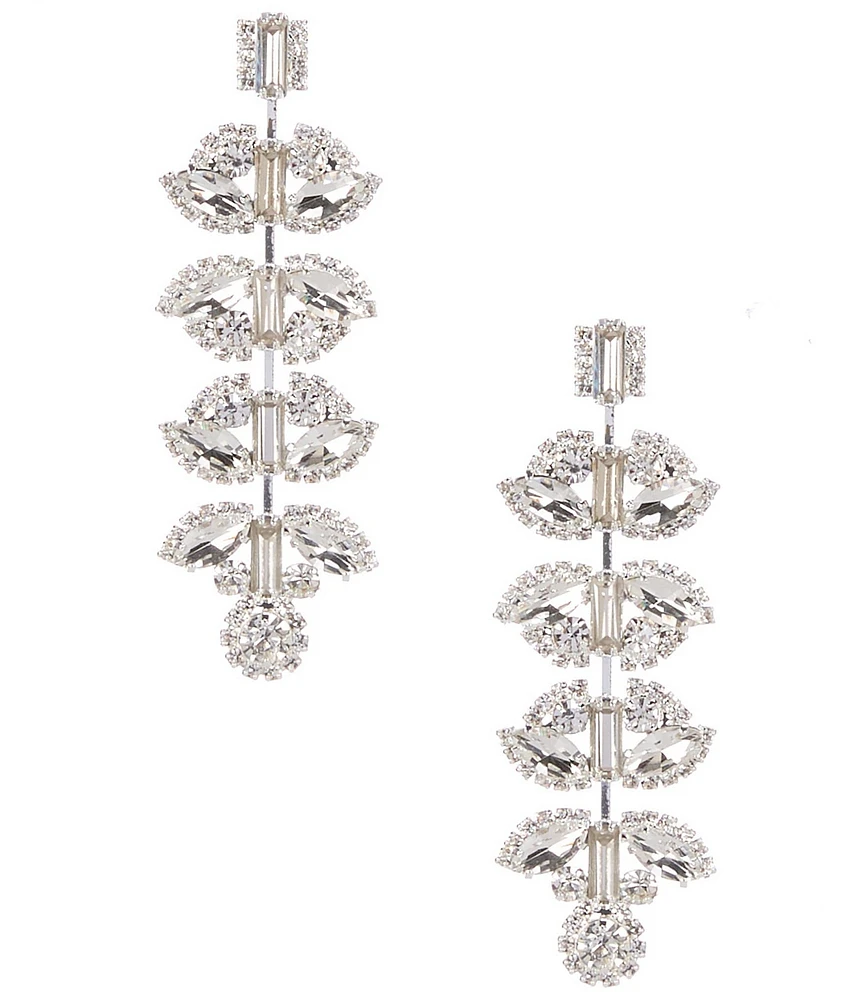 Cezanne Leaves Linear Earrings