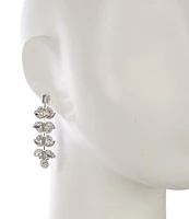 Cezanne Leaves Linear Earrings