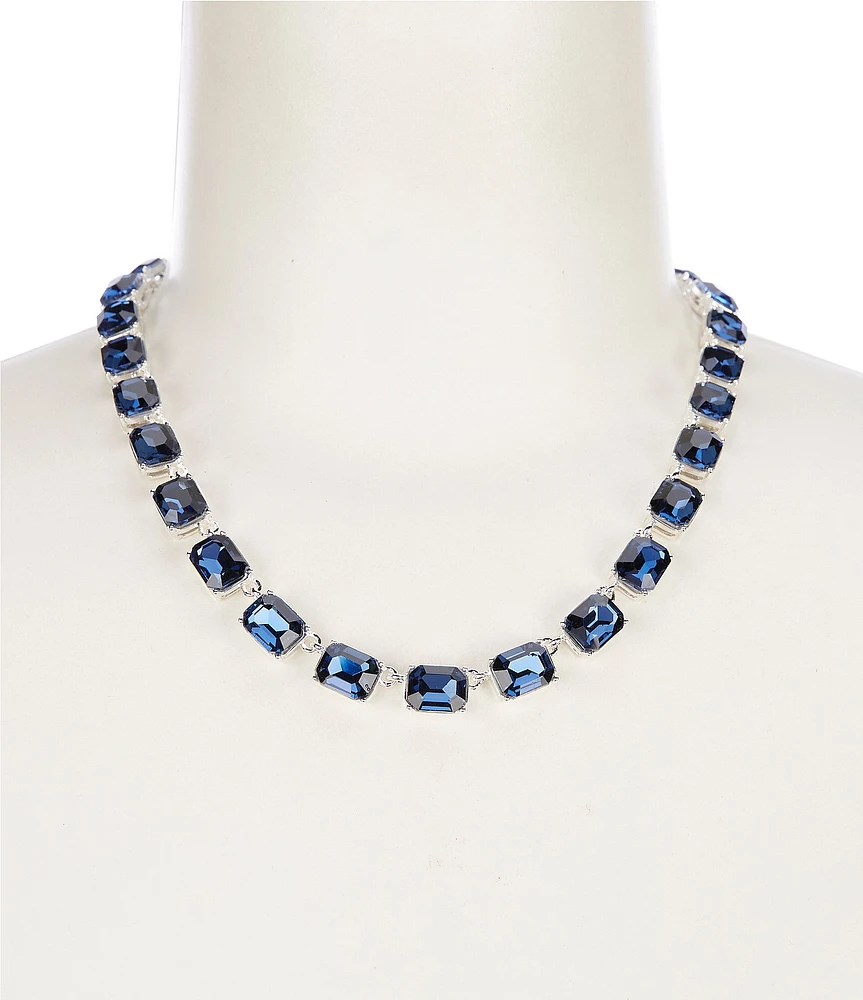 Cezanne Montana Square Faceted Stone Collar Necklace