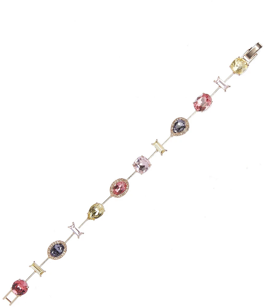 Cezanne Multi Stone Delicate Line Bracelet