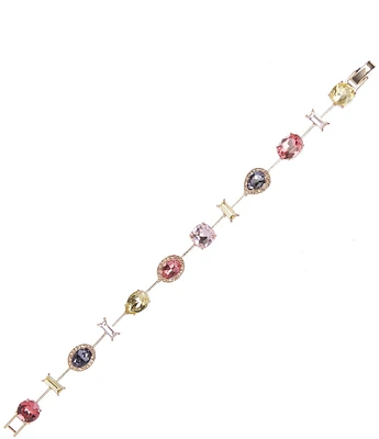 Cezanne Multi Stone Delicate Line Bracelet