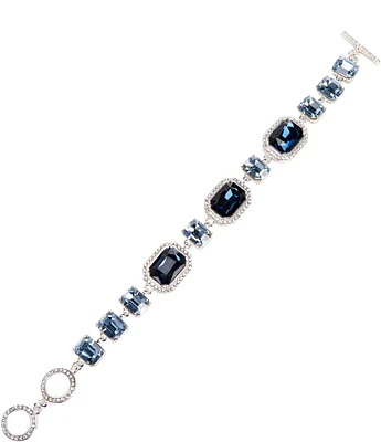 Cezanne Pave Cushion Crystal Line Bracelet