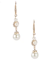 Cezanne Pearl Dainty Linear Earrings