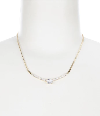 Cezanne Rhinestone Crystal CZ Collar Necklace