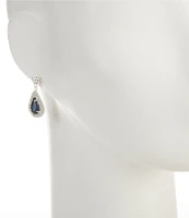 Cezanne Sapphire Blue Teardrop Drop Earrings