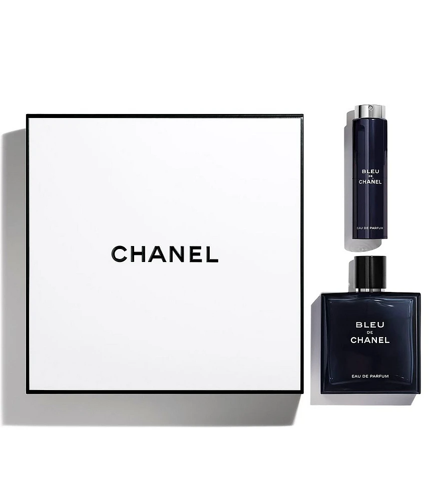 CHANEL BLEU DE CHANEL 3.4 OZ. EAU DE PARFUM TWIST AND SPRAY SET