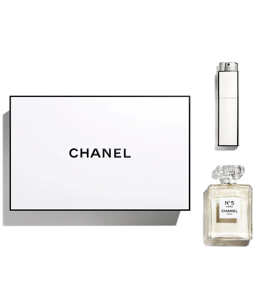 CHANEL N°5 L´EAU 1.7 OZ. EAU DE TOILETTE TWIST AND SPRAY SET