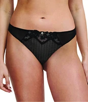Chantelle Cabernet Sauvage Lace Thong