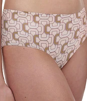 Chantelle Graphic Print Soft Stretch Hipster Panty