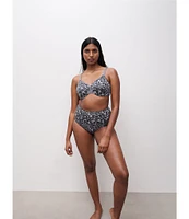 Chantelle Leopard Print Soft Stretch High Waisted Brief Panty
