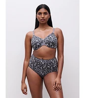 Chantelle Leopard Print Soft Stretch High Waisted Brief Panty