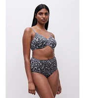 Chantelle Leopard Print Soft Stretch High Waisted Brief Panty