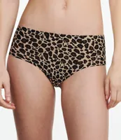 Chantelle Leopard Print Soft Stretch Hipster Panty