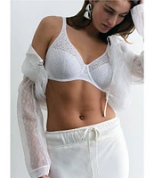 Chantelle Norah Floral Stretch Lace Full Coverage T-Shirt Seamless Bra