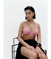 Chantelle Norah Floral Stretch Lace Full Coverage T-Shirt Seamless Bra
