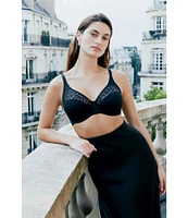 Chantelle Norah Floral Stretch Lace Full Coverage T-Shirt Seamless Bra