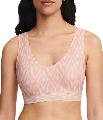 Chantelle Soft Stretch Wireless Ikat Print Padded Bra