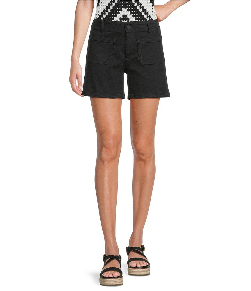 Charlie B. Stretch Twill Flat Front Shorts