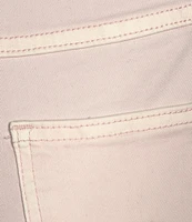 Charlie B. Stretch Twill Mid Rise Wide Leg Cropped Pants
