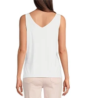 Charlie B. V-Neck Sleeveless Reversible Cami Tank