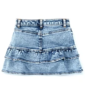 Chelsea & Violet Big Girls 7-16 Denim Ruffle Mini Skirt