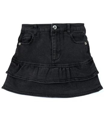 Chelsea & Violet Big Girls 7-16 Denim Ruffle Mini Skirt