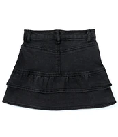 Chelsea & Violet Big Girls 7-16 Denim Ruffle Mini Skirt